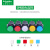 施耐德平头带灯按钮自复位XB6EAW3B1F圆形矩形方形绿色1开1闭16mm 矩形 红色 1开1闭【XB6EDW4B1F】