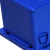 和一可塑HY03分隔式零件盒 塑料分割式物料盒 五金盒收纳整理元件箱 500*235*90备注蓝/灰（不含隔板）