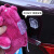 蔻均缕草莓熊车尾挂件车外后备箱尾部公仔摩托车玩偶汽车摆件车载装饰品 粉色憨厚熊
