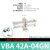 气缸增压阀VBA10A-02GN VBA11A-02GN VBA20A-03GN VBA40A VBA42A-04GN 含压力表和消声器