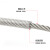 304不锈钢钢丝绳包塑超细软钢丝线包胶晾衣绳子大棚遮阳网葡萄架 包塑3毫米50米+4个夹头