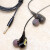 黑沙（HEISHA） 耳机 四核双动圈入耳式有线耳机耳麦运动游戏电脑手机通用苹果华为小米K歌跑步 H419-02-红色