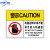 中环力安 有电危险注意安全警示贴安全警示牌标识闪电标志 JS31-pvc（10张） 11*15cm