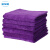 蓓尔蓝 家政保洁纤维抹布 30*30cm 多功能家务清洁毛巾 加厚吸水百洁布BE003 紫色