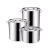 云筑 商用不锈钢桶带盖 不锈钢汤桶加厚加深 储水桶圆桶油桶 直径30高度30厚4