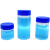 承琉高硼硅透明玻璃蓝盖试剂瓶广口瓶化工实验大口样品瓶密封瓶耐高温 透明500ml+四氟垫