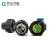 1-967402-3 2孔汽车防水连接器母端TE型圆形DIN插头1-1813099-3 2孔灰母端2-1813099-3(含端