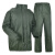 分体绿雨衣橄榄绿抢险救援户外保安徒步雨衣 加有网新式绿雨衣 XXL