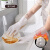 谋福（CNMF）耐用型洗碗手套家务防水加长清洁手套 (宽口加绒) S
