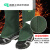 IGIFTFIRE适用于劳保防烫耐磨脚盖电焊护脚套防火线焊工专用加厚加大隔热帆 白帆布护腿短款