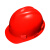 梅思安V-GardPE标准型一指键帽衬V型无孔安全帽施工建筑工地劳保防撞头盔红色1顶