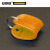 安赛瑞 塑料钥匙牌（100个装） 橙色 彩色分类管理箱钥匙牌 可书写编号 13416