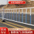 德威狮 市政道路护栏城市公路隔离栏杆锌钢围栏交通设施马路安全防撞护栏 额外加1米高立柱/根