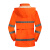 江波（JIANGBO） 安全反光分体雨衣套装 户外成人骑行雨衣 高档环卫款 3XL-185 