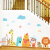 卡通儿童房装饰3d立体墙贴画可爱卧室贴纸幼儿园墙面布置墙纸自粘 灯泡里的海洋世界 特大