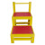 PYKR 绝缘梯凳 双层梯凳带轮凳可移动绝缘凳子 工程专用凳子 二层台面高0.5m