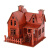 科悍（KENHAN）拼图成人玩具3D立体拼图拼板木质制 手工制作房屋模型拼装积木 红竹木小农舍 竹木小农舍