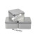 铁盒长方形马口铁盒长方形连体滑盖带锁收纳盒随身小铁盒圆形铝定 65x25mm