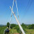 铝合金三脚架人字抱杆立杆机水泥电杆扒杆起杆器1米1米 1米杆三角立杆机(10*4)