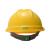 梅思安/MSA V-Gard500 PE豪华有透气孔V型安全帽 附下颚带 一指键帽衬 黄色 1顶 可定制 IP