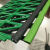 定制U型水果护栏压条橡胶包条钢带铁芯围栏保护条包边塑料包条连接条 黑色50米