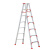 人字梯装修 折叠楼梯加厚铝合金双侧梯子铝梯 工程脚架梯 加厚全加固2.5米