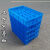 加厚塑料箱分格周转箱多格分类盒工具箱30格40格60格零件螺丝筐子 60格外径51.5x29x5.5cm 蓝色加厚