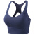 KEJIMITAO一体式运动内衣睡眠文胸防震聚拢定型bra高强度瑜伽背心 白色 S(建议85-100斤左右)