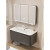 宫碟白色蜂窝铝板智能浴室柜组合现代陶瓷一体盆60CM普通镜柜 60CM 普通镜柜