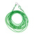 楷赫 晾衣绳 包塑晾衣架钢丝绳钢丝物业拉紧绳 4mm粗（8米一套）绿色 单位：套