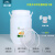 科威顿定制发酵桶塑料桶酵素桶密封加厚储水桶蜂蜜桶专用大桶10升HKNA 25L出口款+排气阀-配垫圈内盖 (净重1.5KG