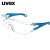 UVEX优唯斯 防护眼镜9065185透明骑行骑车挡风防风沙尘劳保摩托车平光护目镜定制