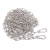 京势 晾衣绳 304不锈钢晾衣绳3mm粗防锈铁链链条 10m长+2个弹簧扣 单位：套