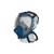 海固（HAIGU）自吸过滤式防毒面具全面罩 宝蓝灰硅胶 HG-800 1个