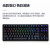 CHERRY 樱桃 G80-3000S TKL 机械键盘有线 游戏键盘电脑办公键盘 无钢板结构 背光键盘 沃梵 黑色无光红轴