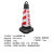 共泰 橡塑方锥 反光路锥 雪糕筒 警示柱 【红白专用车位】 高70cm 重3.5kg GT-LZ-XS17