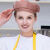 厨师帽子男纯色系贝雷帽服务员帽子火锅餐厅咖啡厅帽子女厨房工作 红拼黑边--贝雷帽