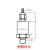 汇亿尚 （0~100Kpa/4~20ma/G1/4）小巧型压力变送器陶瓷传感器4-20mA恒压供水油液位防爆5V