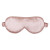 班哲尼 真丝眼罩100%桑蚕丝眼罩男女学生透气舒适调节旅行遮光礼盒套装 藕粉色