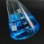 海斯迪克 HKCL-197 碘量瓶 磨口定碘三角烧瓶 玻璃碘量瓶 定碘锥形烧瓶 250ml