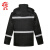 者也 执勤防暴雨雨衣套装双层加厚反光雨衣 黑色3XL码014