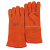 威特仕电焊手套10-2101牛皮烧焊加厚耐磨焊工隔热氩弧焊防烫 橙色10-2101 XL