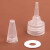 希万辉 透明尖嘴挤压瓶 实验室颜料分装塑料滴瓶 10个装 250ml