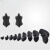 幻鲨（HUANSHA）（SWG-1(适用13-34外径)配6付模具）弯管机手动折弯机钢管折弯器工具剪板
