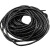 BOWERY缠绕管PE塑料束线管电脑线缆整理电线收纳理线管光纤保护电源线网线包线管14mm黑色 6米/卷 1卷