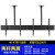 通用支架吊架吊装吊顶悬挂可伸缩旋转吊挂天花板双屏电视机壁挂架 双杆双屏40-47英寸1米