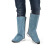 宇禄九州Y6蓝色魔术贴37cm护脚罩电焊护脚套焊工防烫隔热护脚盖
