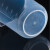 塑料烧杯50/100/250/500/1000ml实验室器材带刻度透明计量杯塑料 5000ml直柄(1个)