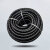 创优捷 阻燃电线电缆螺旋缠绕管 线缆装饰防冻保护套管 黑色 内径38mm 长5米