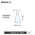比克曼生物 锥形瓶玻璃三角烧瓶加厚高硼硅毫升广口化学三角瓶实验室 【直口/小口】150ml-1个
